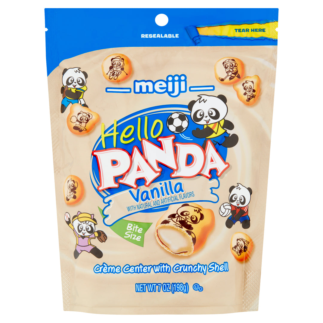Hello Panda Vanilla Creme Filled Bite Size Cookie-7 oz.-6/Case