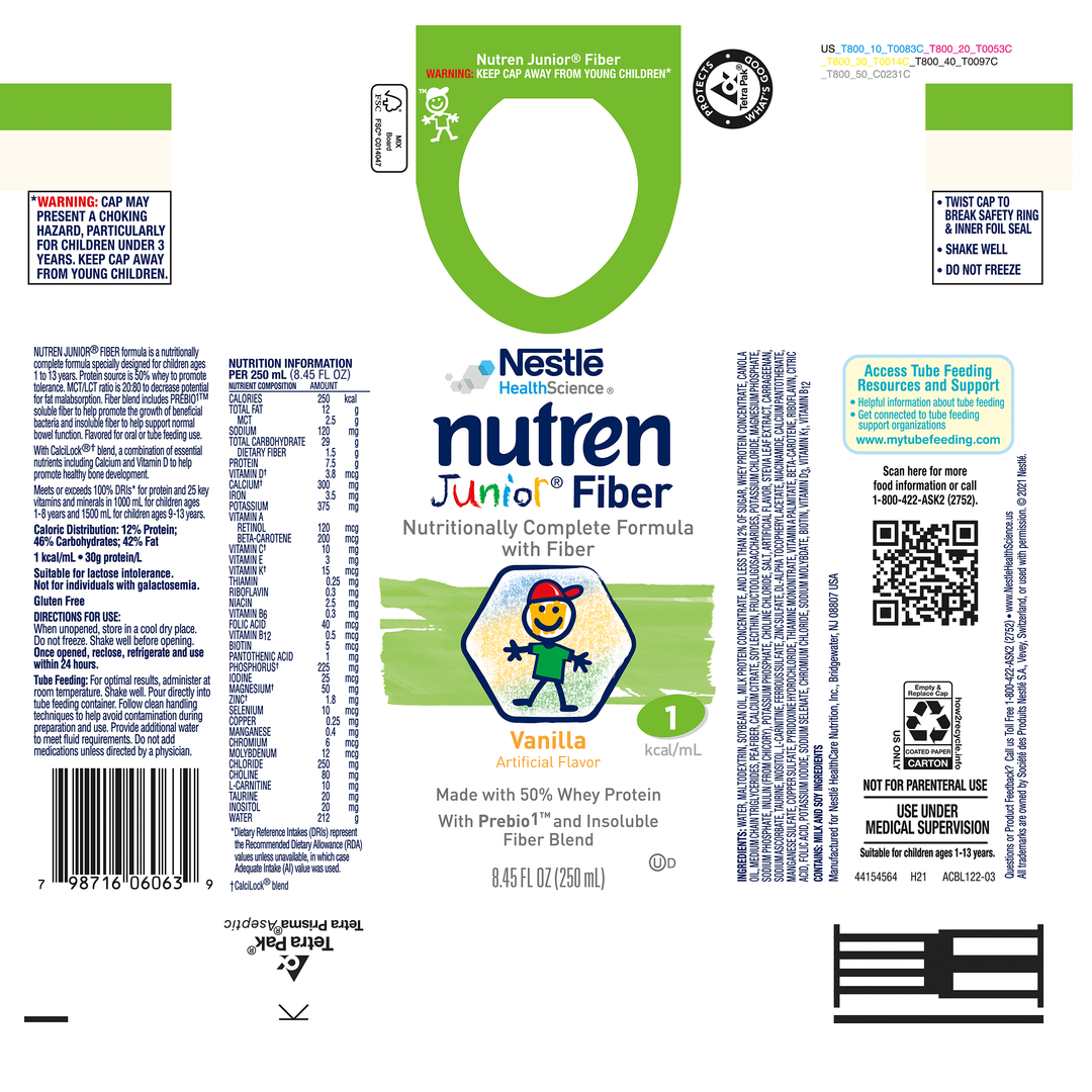 Nutren Junior Fiber Pediatric- Liquid Prebio Formula 1-8.45 fl oz.-24/Case