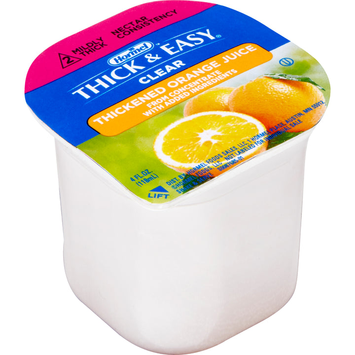 Thick & Easy Clear Thickened Orange Juice-24 Count-1/Case