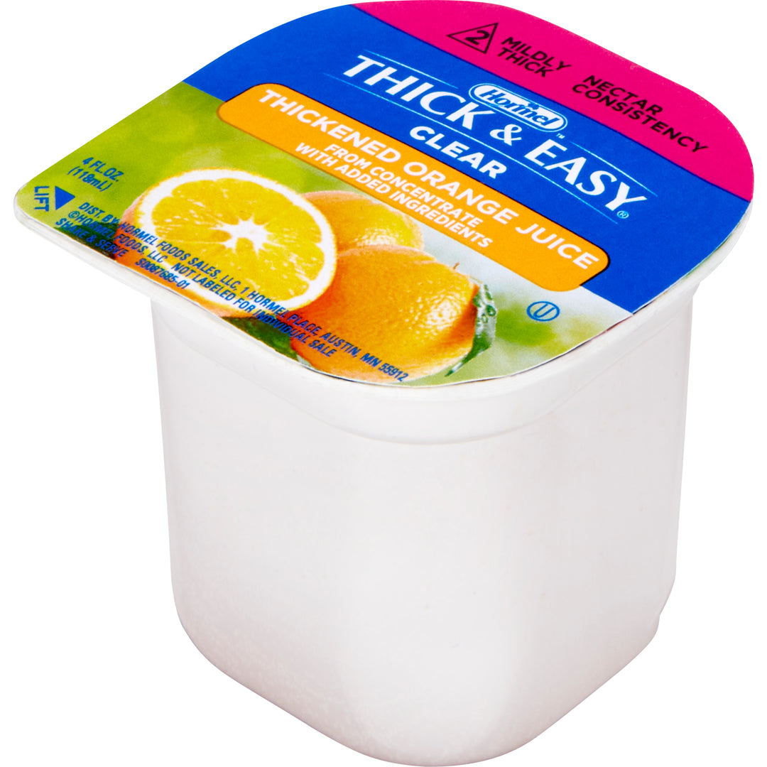 Thick & Easy Clear Thickened Orange Juice-24 Count-1/Case