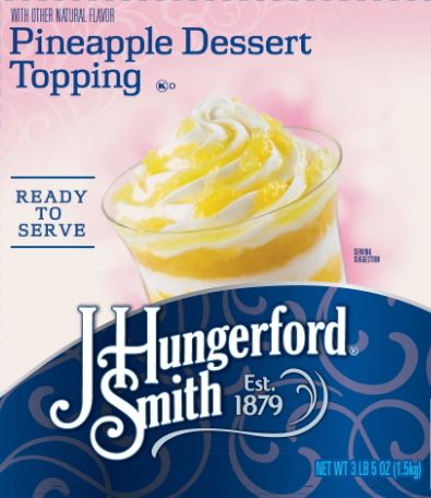 Jhs Dessert Topping Pineapple Jhs-53 oz.-6/Case