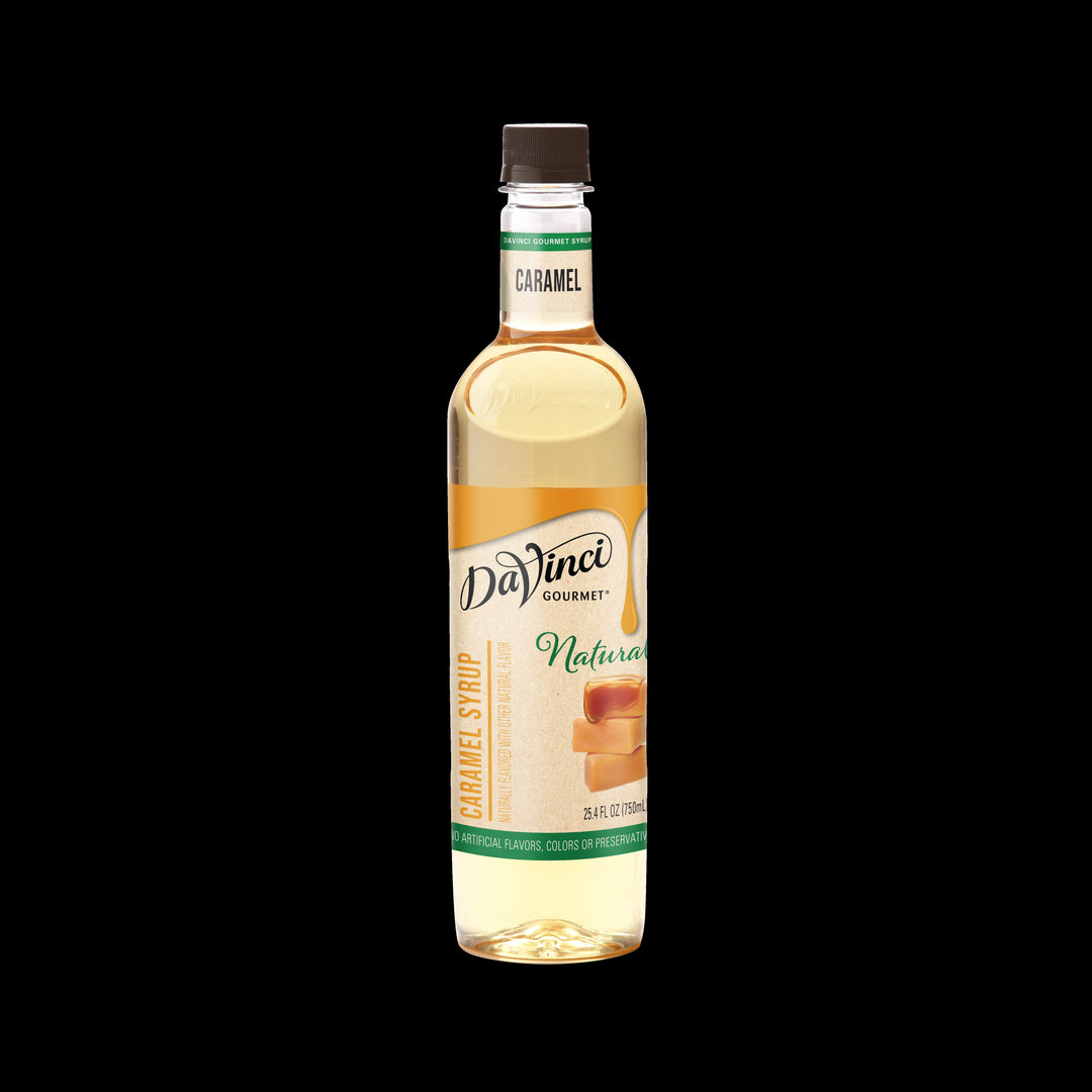Davinci Gourmet Natural Caramel Flavoring Syrup-750 Milliliter-4/Case