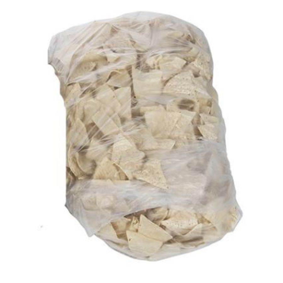 Mission Foods Pre-Cut Unfried White Tortilla Chips-30 lb.-1/Case