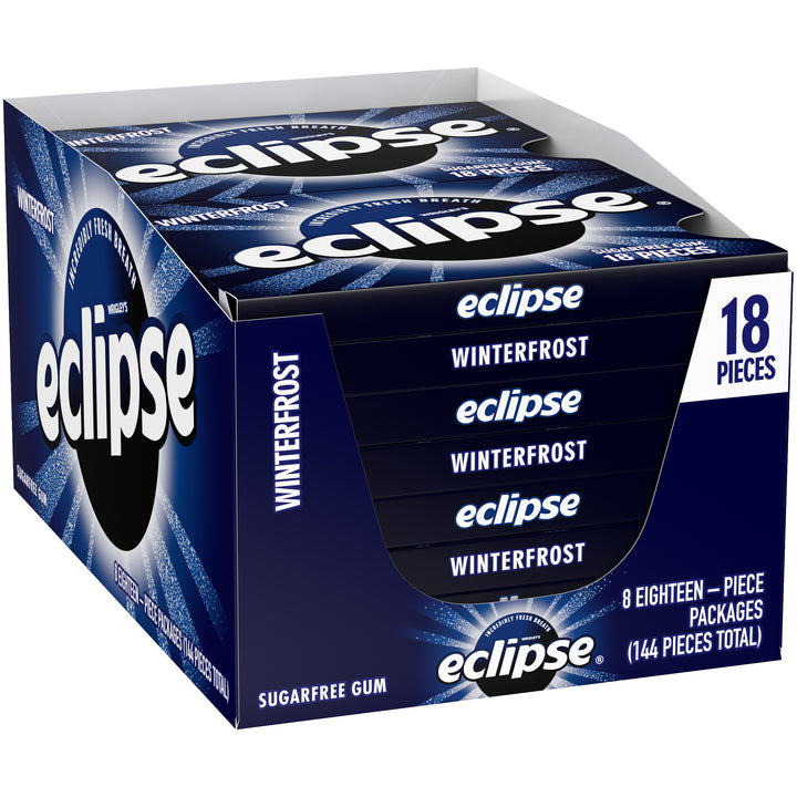 Eclipse Single Serve Winterfrost Gum-18 Piece-8/Box-18/Case