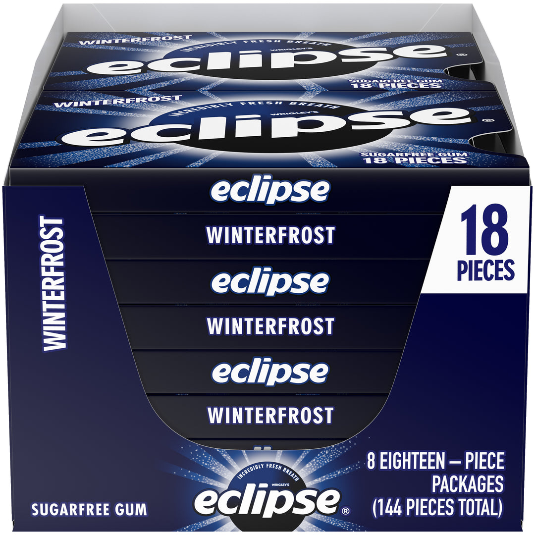 Eclipse Single Serve Winterfrost Gum-18 Piece-8/Box-18/Case