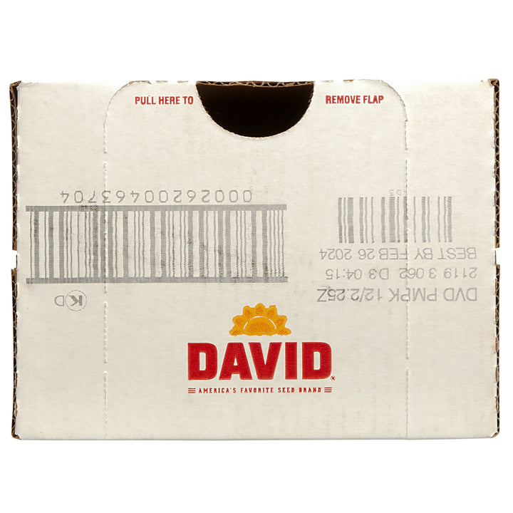 David Original Pumpkin Seeds-2.25 oz.-12/Case