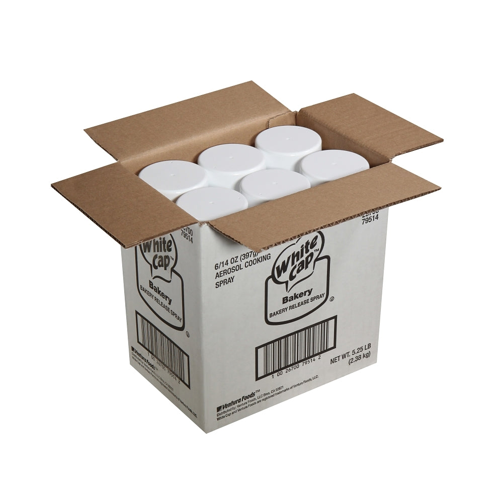White Cap Baking Release Aerosol-14 oz.-6/Case
