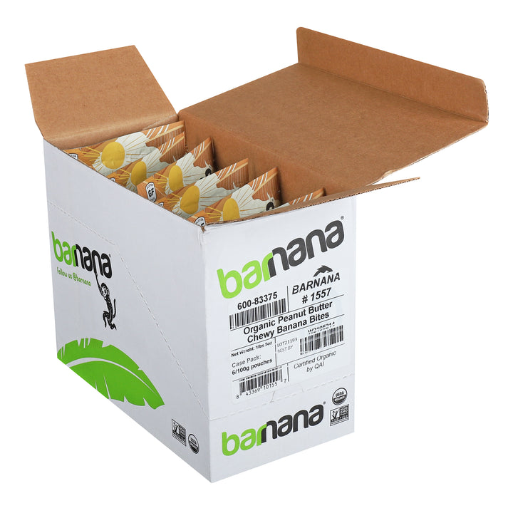 Barnana Peanut Butter Banana Bites-3.5 oz.-6/Case