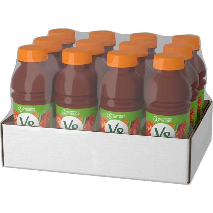 V8 Spicy Hot Vegetable Juice-12 fl oz.s-12/Case