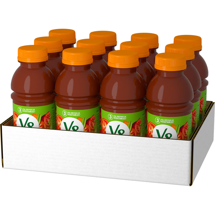 V8 Spicy Hot Vegetable Juice-12 fl oz.s-12/Case