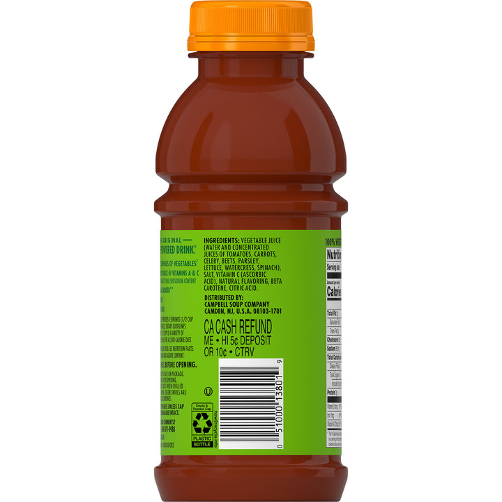 V8 Spicy Hot Vegetable Juice-12 fl oz.s-12/Case