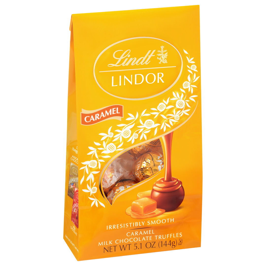 Lindt & Sprungli Lindor Caramel Bag-5.1 oz.-6/Case