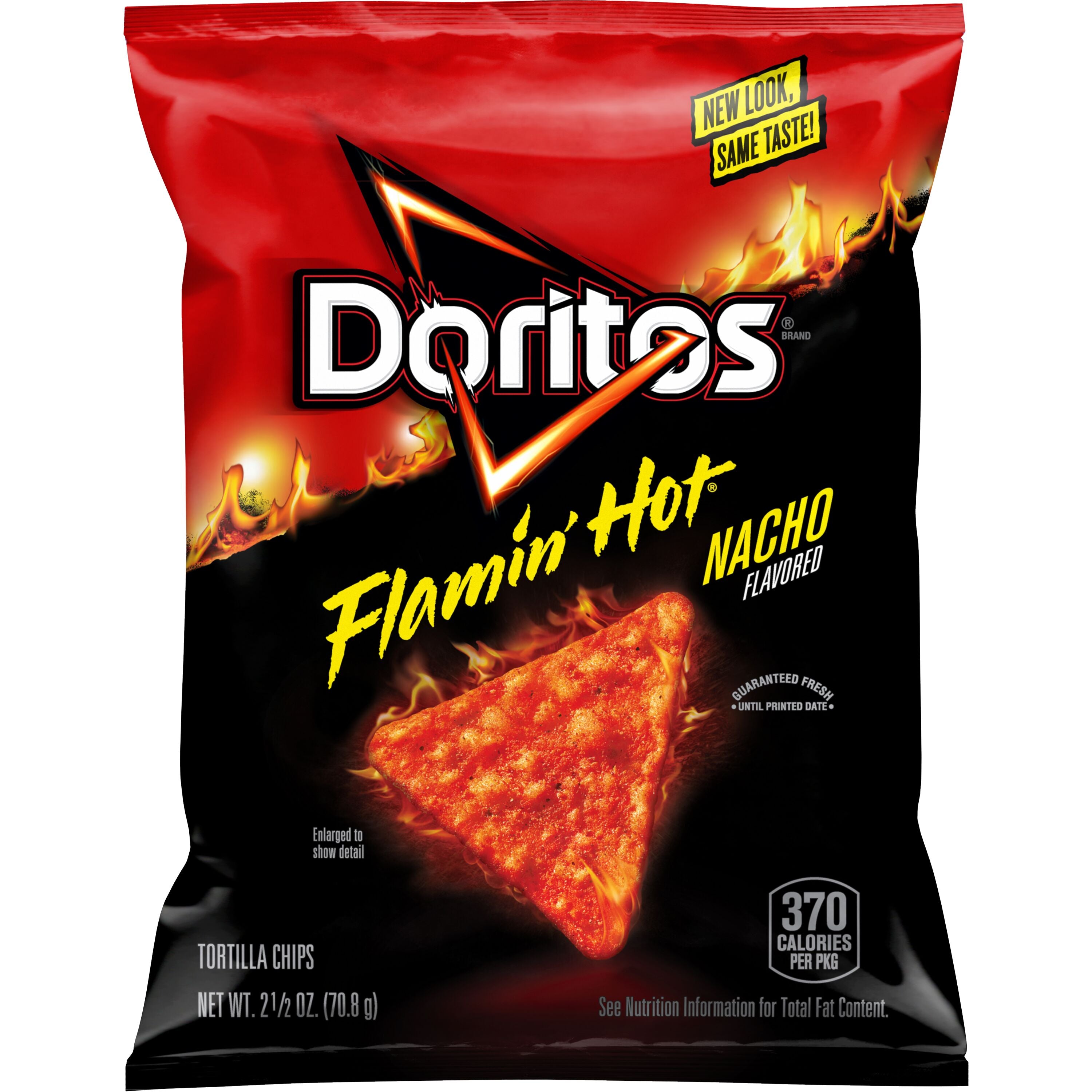 COMD☆NACHO BAG Doritos Tortilla Chips Spicy Nacho Flavored 14.5 ounce Bag