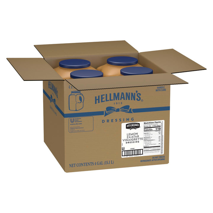 Hellmann's Classics Lemon Zaatar Vinaigrette Dressing Bulk-1 Gallon-4/Case