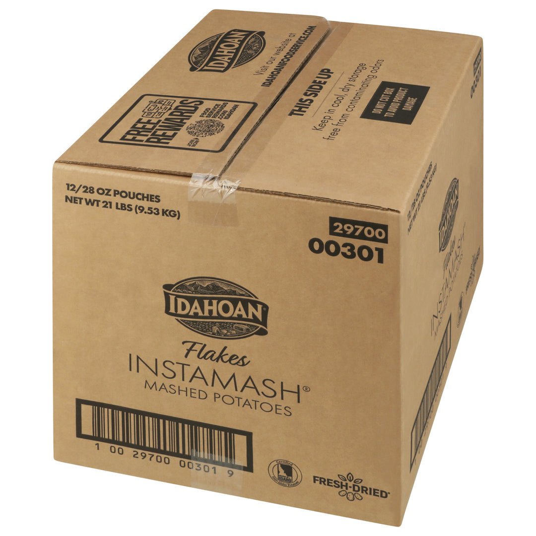 Idahoan Foods Flakes Instamash Mashed Potatoes Mix-28 oz.-12/Case