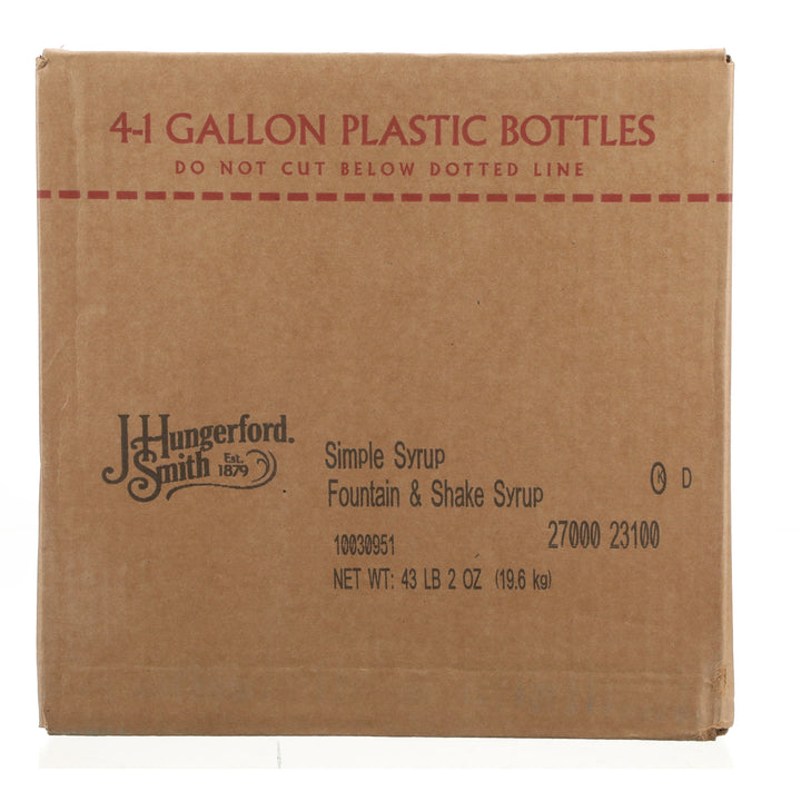 Jhs Syrup Jhs Ready To Use Simple-1 Gallon-4/Case