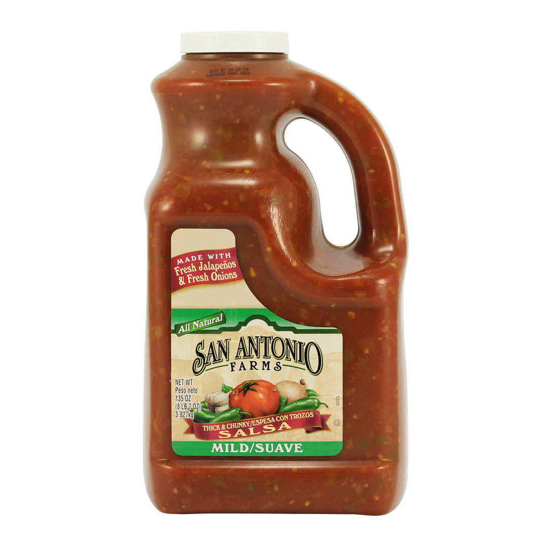 San Antonio Farms Thick Chunky Mild Salsa-135 oz.-4/Case