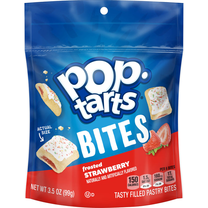 Kellogg's Pop-Tarts Frosted Strawberry Bites-3.5 oz.-6/Case