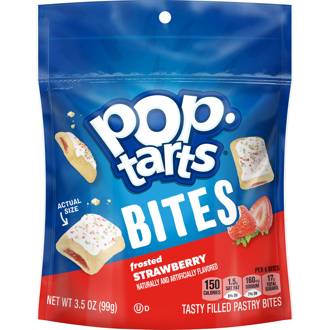 Kellogg's Pop-Tarts Frosted Strawberry Bites-3.5 oz.-6/Case