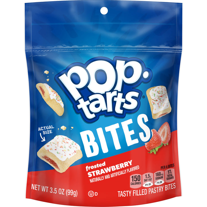 Kellogg's Pop-Tarts Frosted Strawberry Bites-3.5 oz.-6/Case