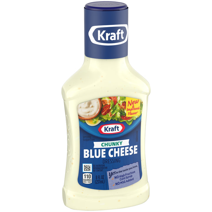 Kraft Roka Blue Cheese Dressing Bottle-8 fl oz.-9/Case