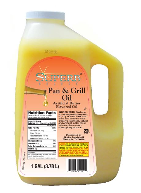Superb Commodity Pan & Grill Oil-1 Gallon-4/Case