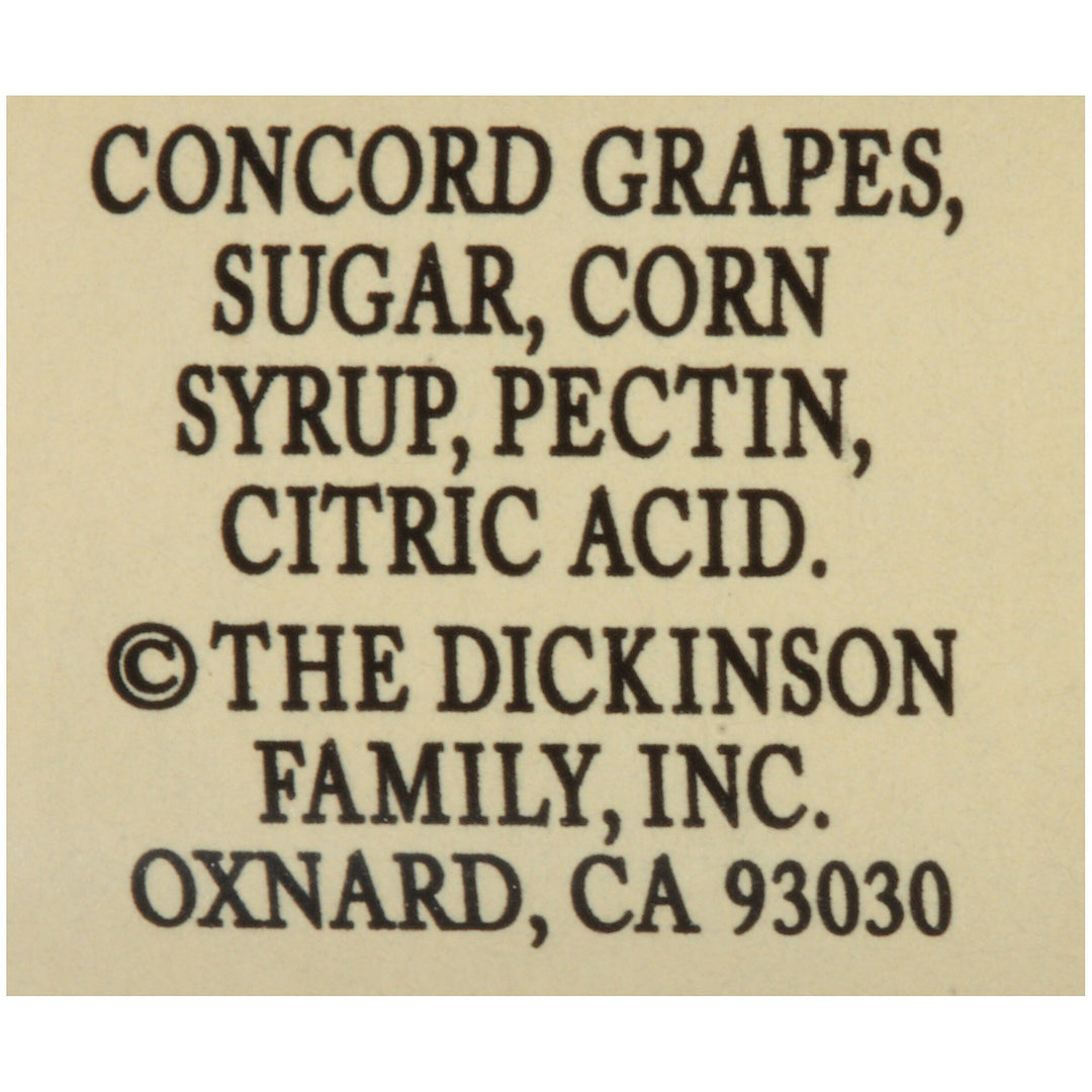 Dickinson Grape Jam-1 oz.-72/Case