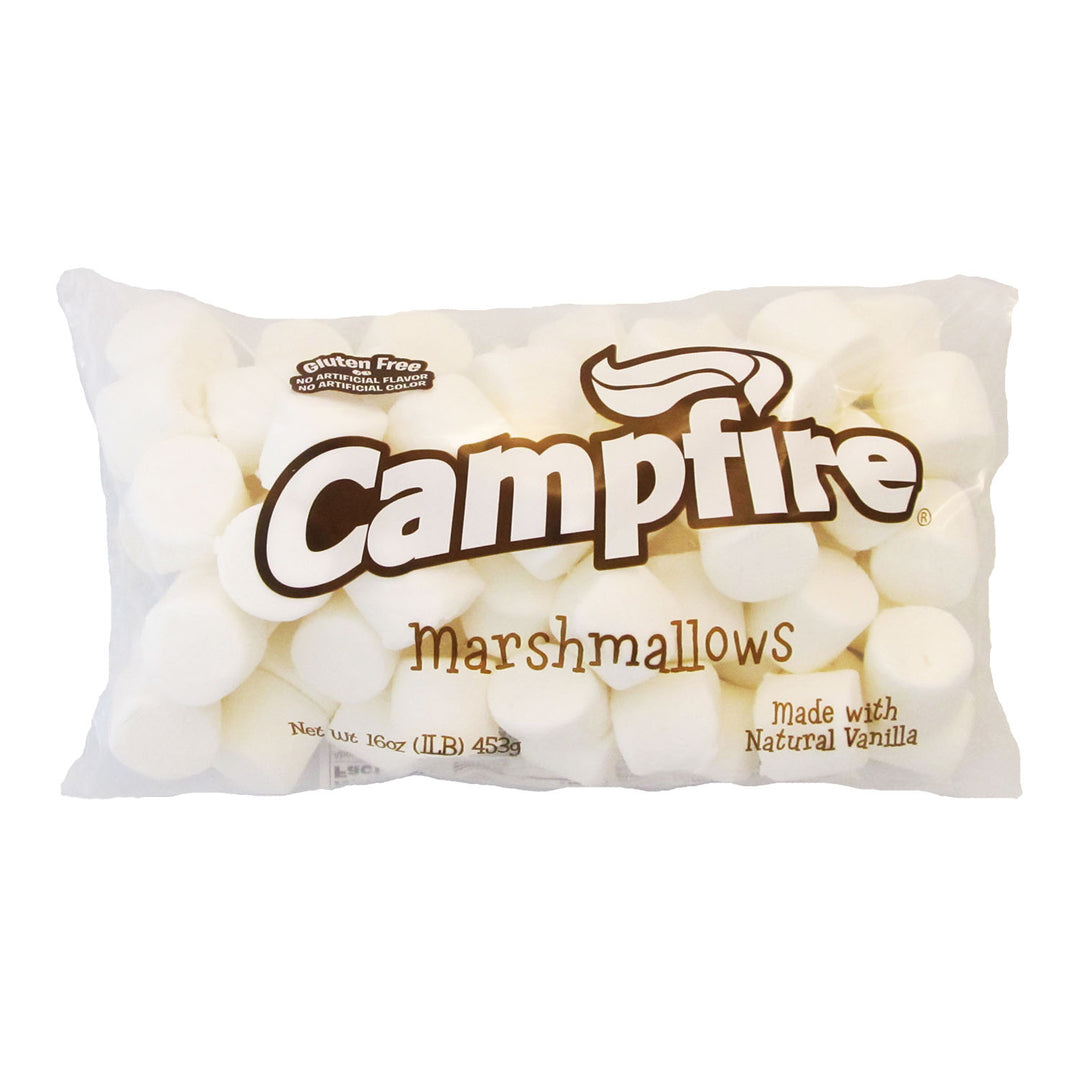 Clown Campfire Large No Artificial Flavors Or Colors White Marshmallows Bulk-1 lb.-12/Case