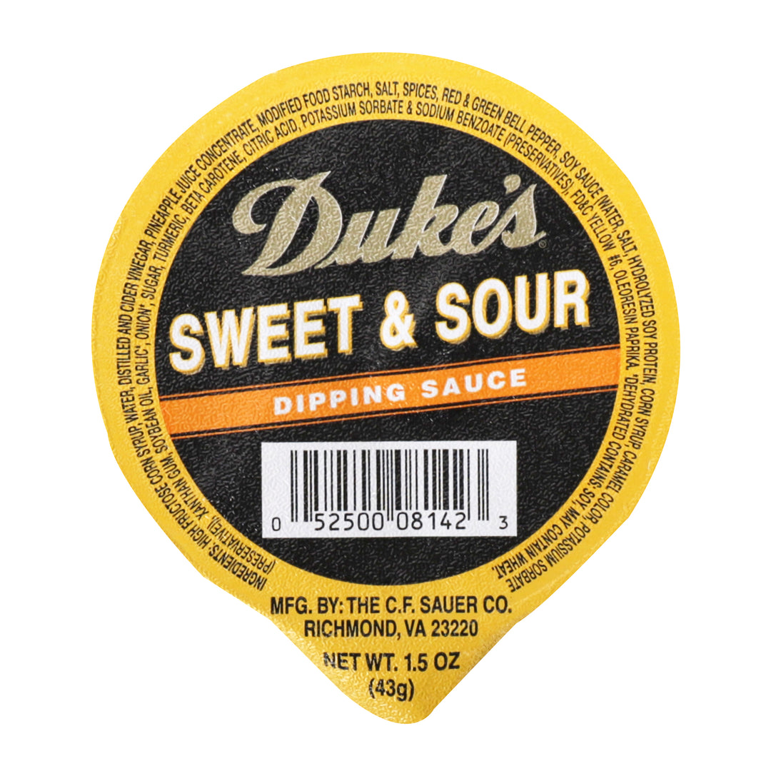 Duke's Sweet And Sour Sauce Single Serve-1.5 oz.-120/Case