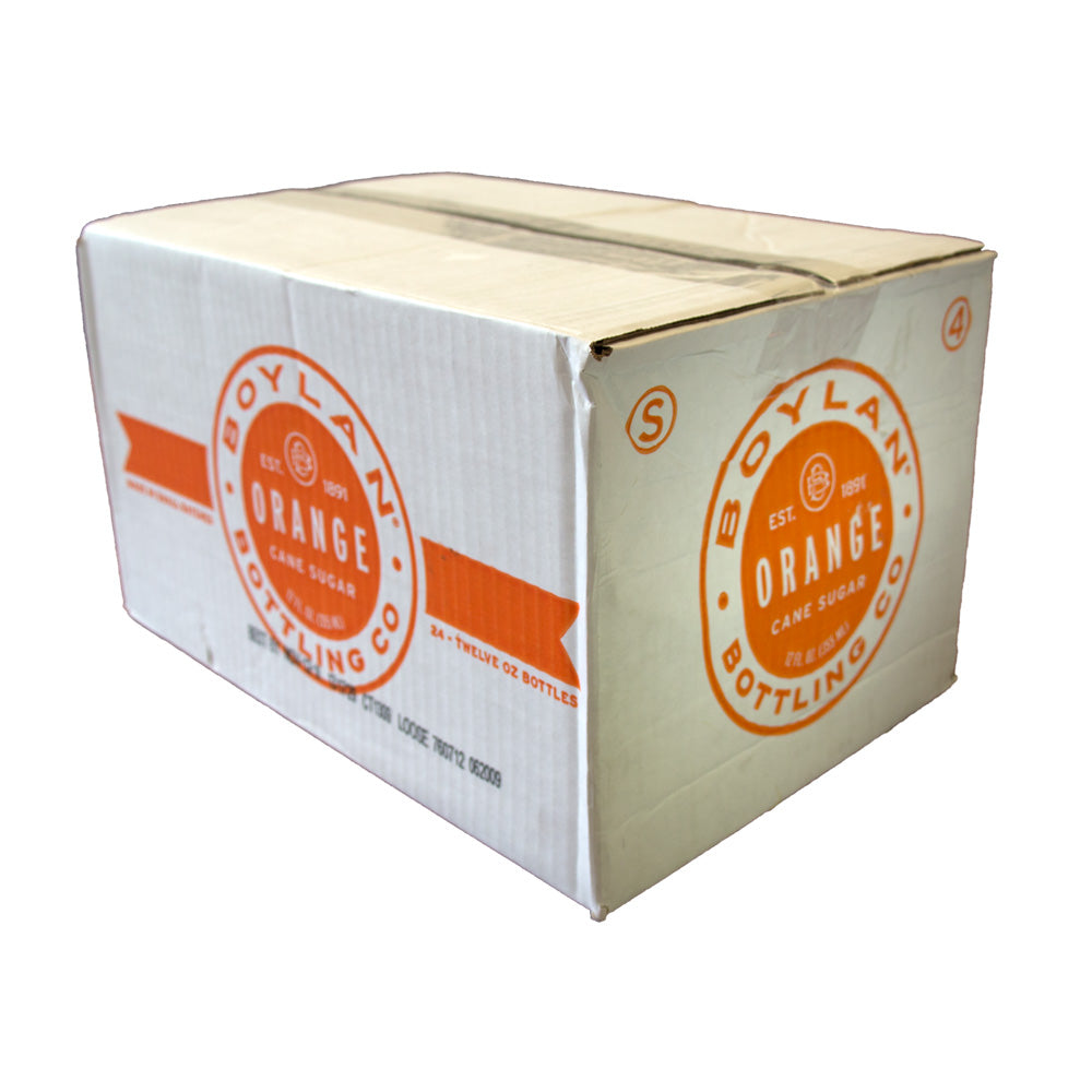 Boylan Bottling Orange 6/4 Pack-12 fl oz.s-4/Box-6/Case