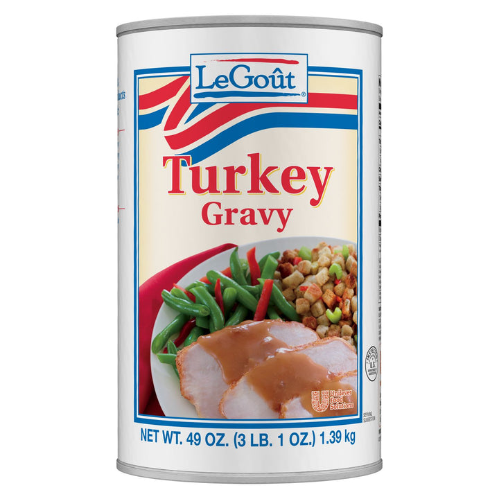 Legout Heat & Serve Turkey Gravy-49 oz.-12/Case