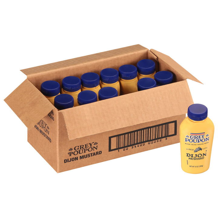 Grey Poupon Dijon Mustard Bottle-10 oz.-12/Case