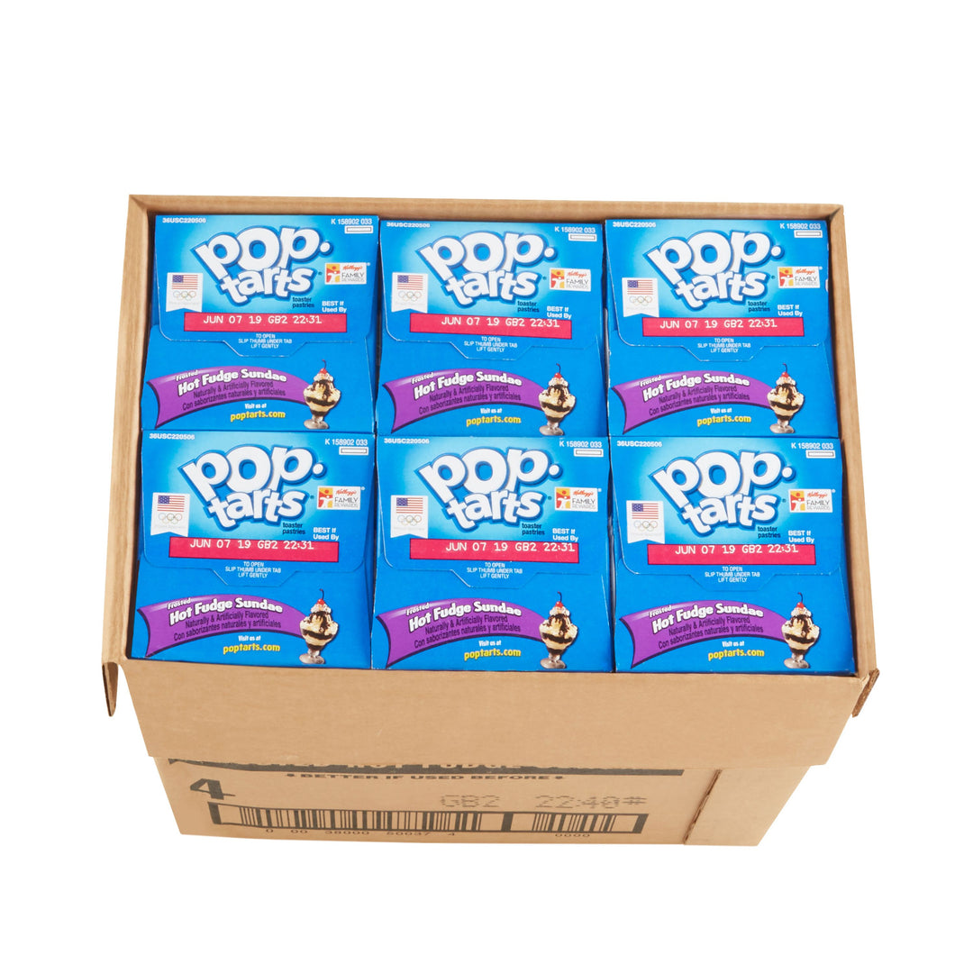 Kellogg's Pop-Tarts Frosted Hot Fudge Sundae Pastry-13.5 oz.-12/Case