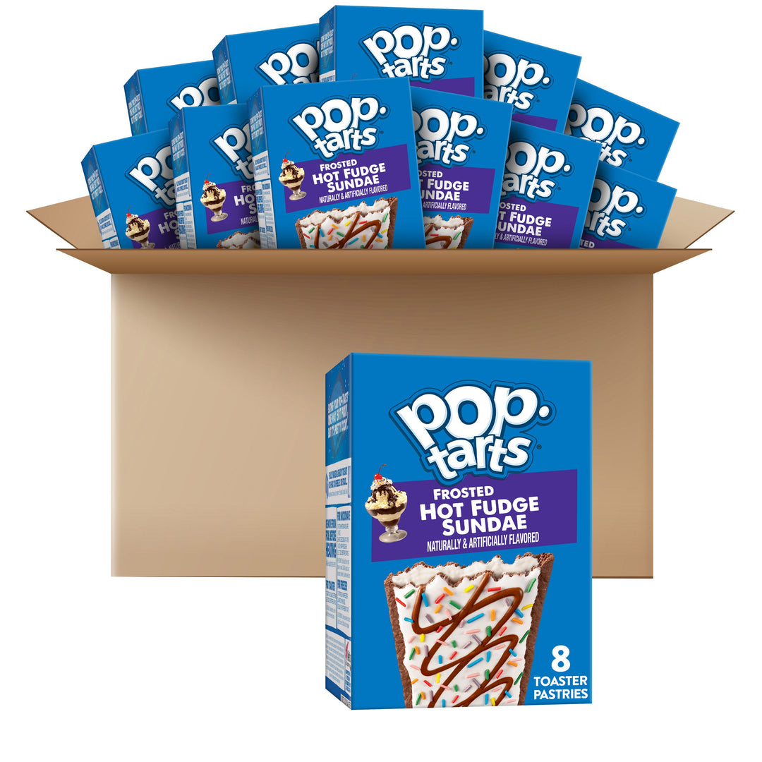 Kellogg's Pop-Tarts Frosted Hot Fudge Sundae Pastry-13.5 oz.-12/Case