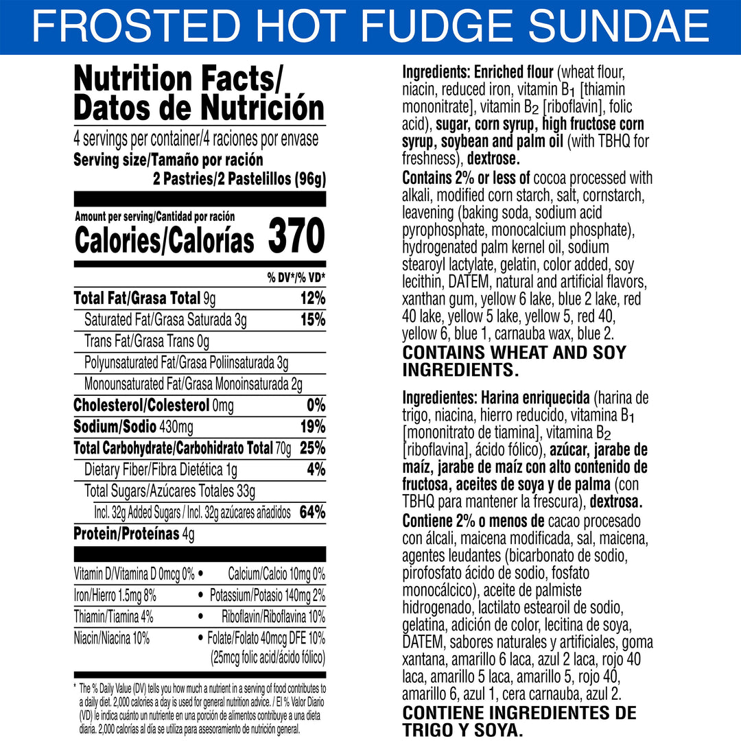 Kellogg's Pop-Tarts Frosted Hot Fudge Sundae Pastry-13.5 oz.-12/Case