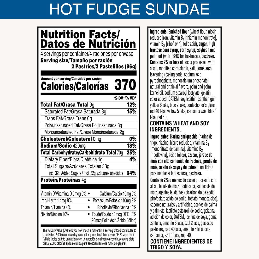 Kellogg's Pop-Tarts Frosted Hot Fudge Sundae Pastry-13.5 oz.-12/Case
