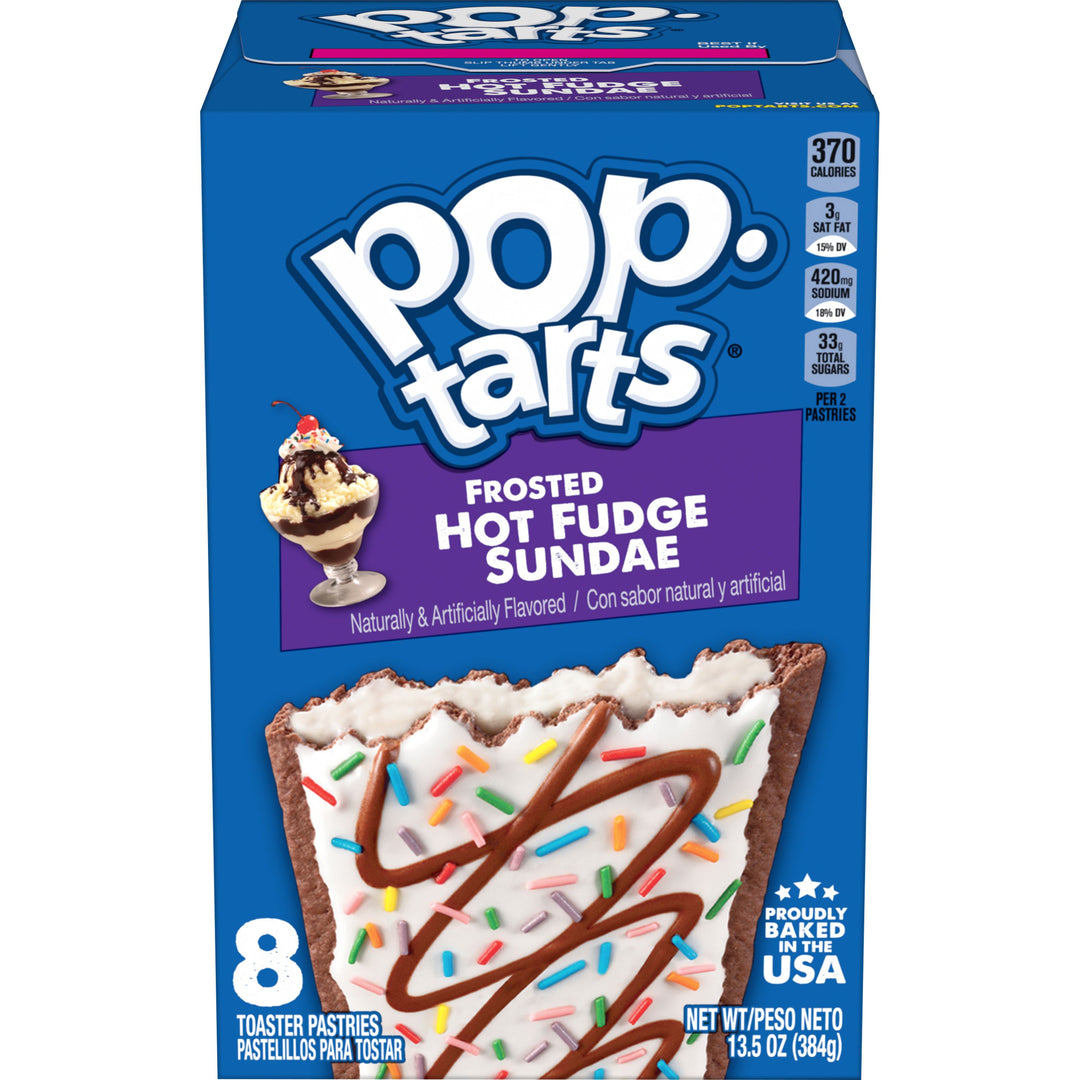 Kellogg's Pop-Tarts Frosted Hot Fudge Sundae Pastry-13.5 oz.-12/Case