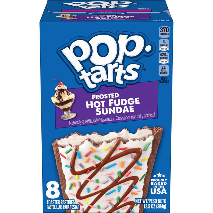 Kellogg's Pop-Tarts Frosted Hot Fudge Sundae Pastry-13.5 oz.-12/Case