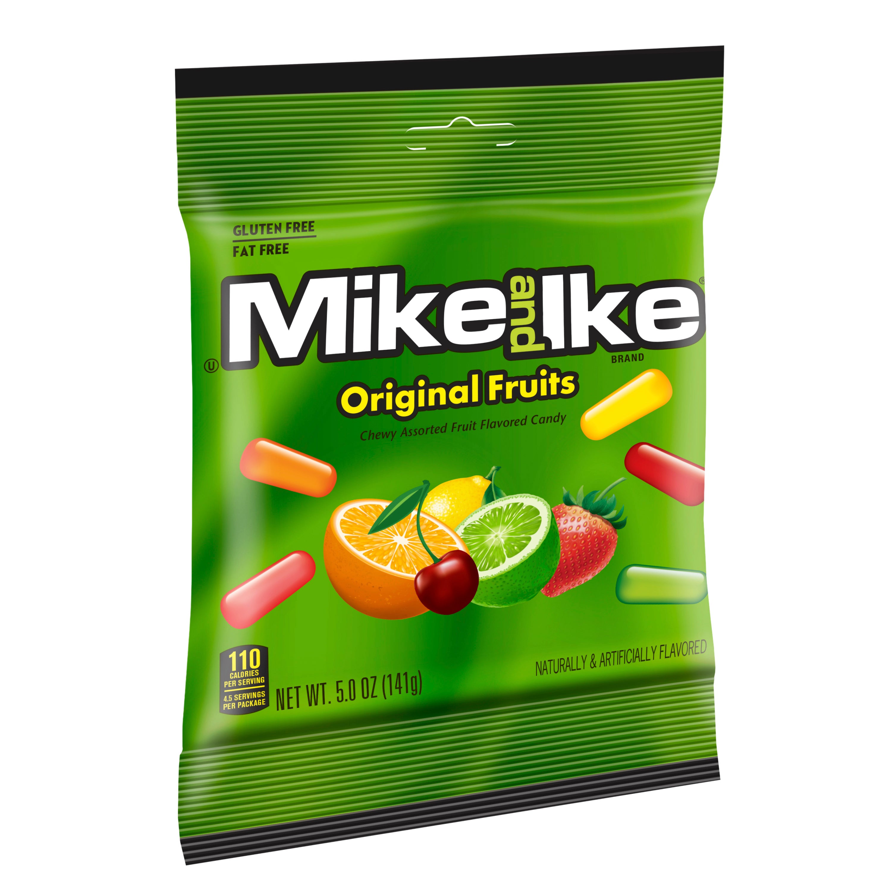 Mike & Ike Original Fruits Chewy Fruit Flavored Candies-5 oz.-12