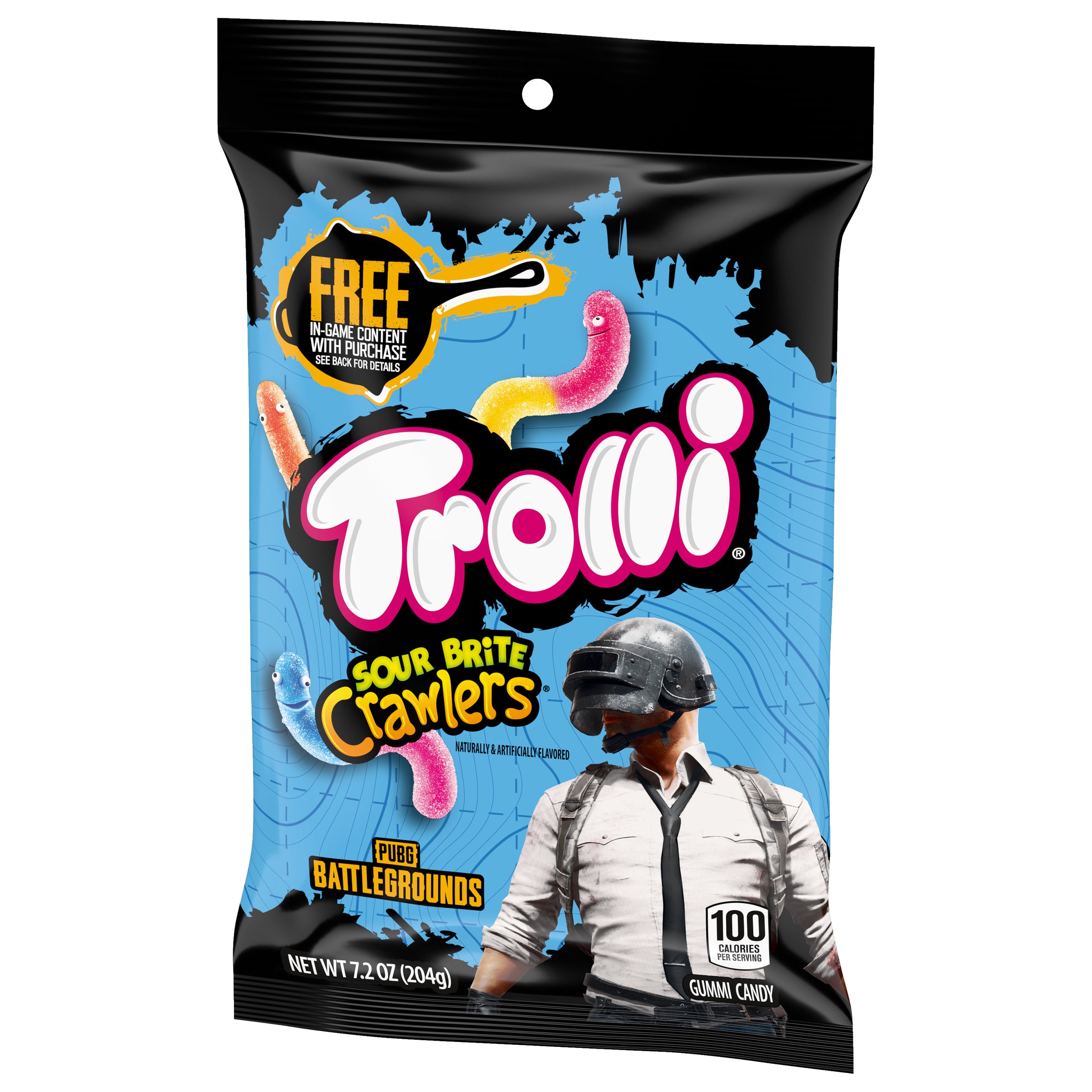 Trolli Sour Brite Crawlers Gummy Candy-7.2 oz.-8/Case | Ferrara
