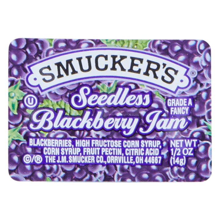 Smucker's Seedless Blackberry Jam-0.5 oz.-200/Case