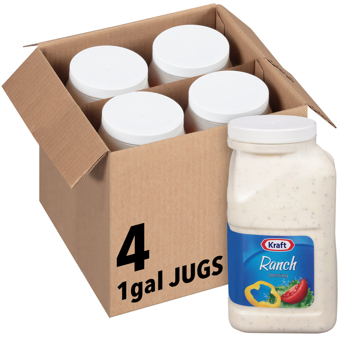 Kraft Ranch Dressing Bulk-1 Gallon-4/Case MPN# 10021000643544 – Round Eye Supply Kraft Ranch Dressing Bulk-1 Gallon-4/Case MPN# 10021000643544 – Round Eye Supply
