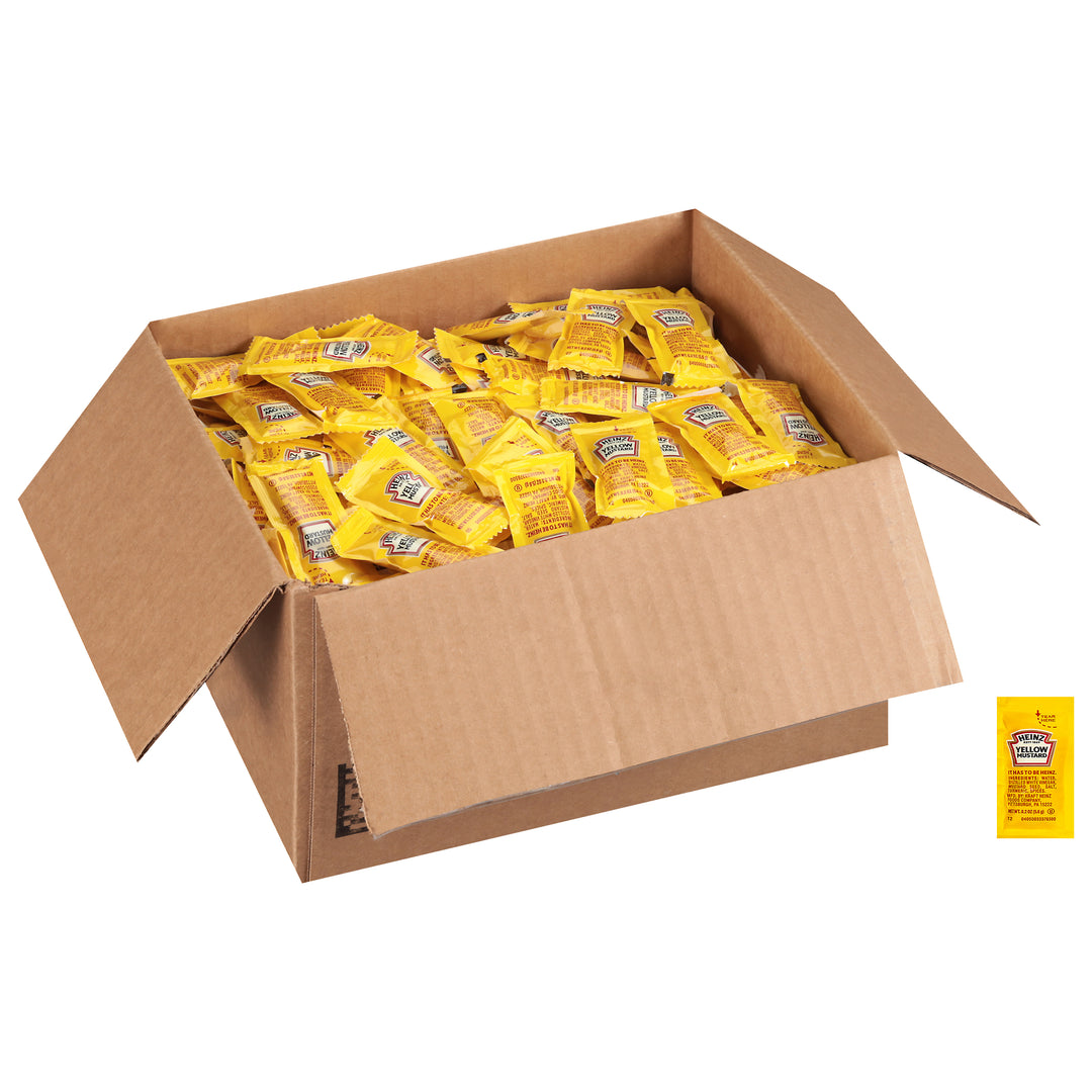 Heinz Mild Mustard Single Serve-0.2 oz.-500/Box-1/Case