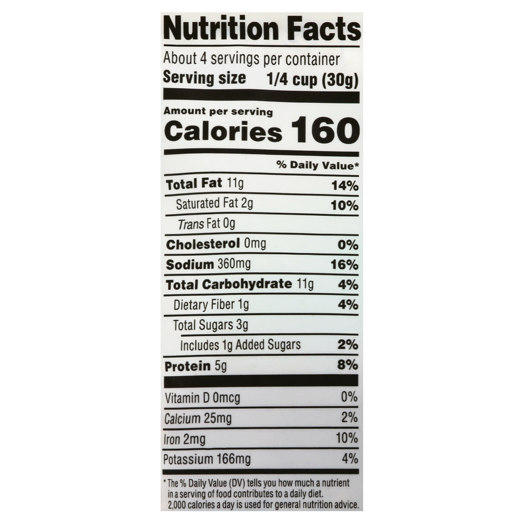 Snak Club Small Gusset Bag Everything Bagel Cashews-4 oz.-6/Case