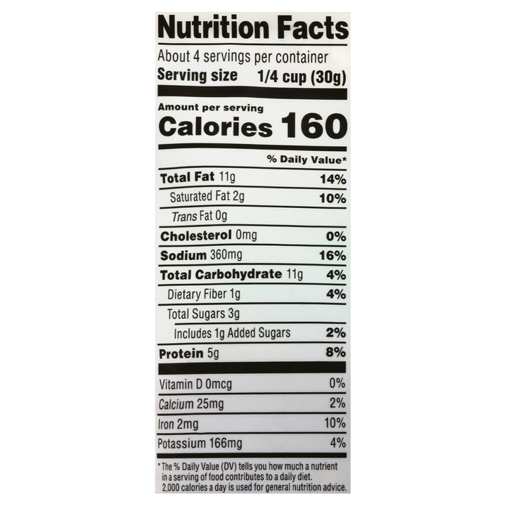 Snak Club Small Gusset Bag Everything Bagel Cashews-4 oz.-6/Case