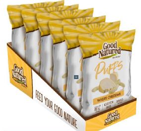 Herr Good Natured White Cheddar Puff-2.375 oz.-6/Case