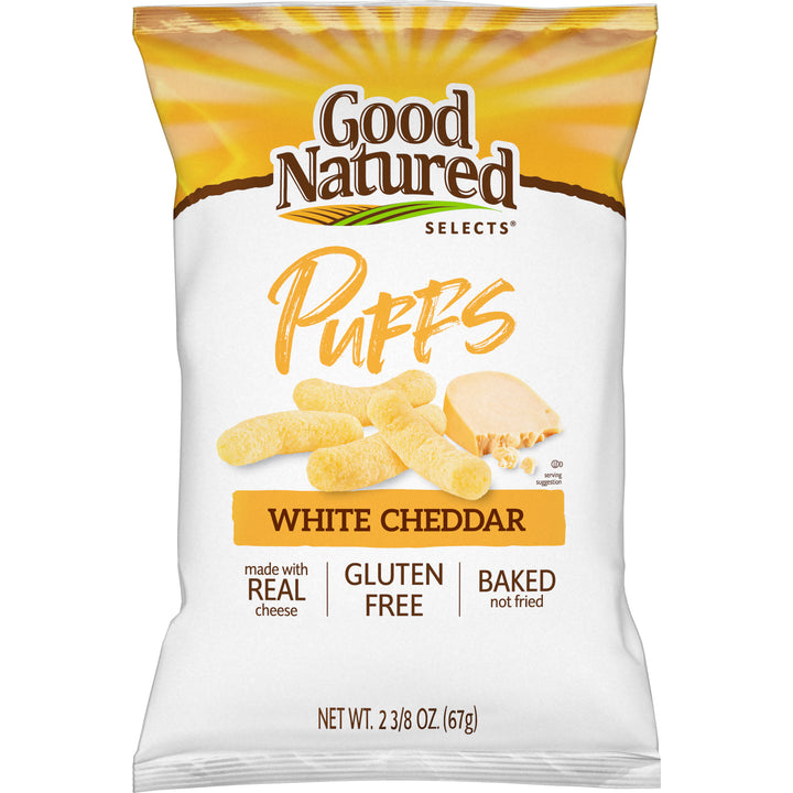 Herr Good Natured White Cheddar Puff-2.375 oz.-6/Case