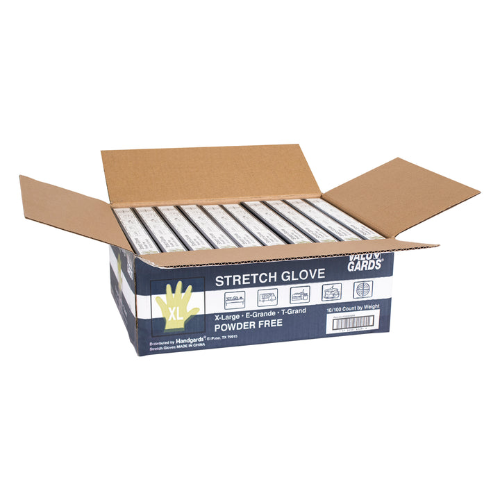 Valugards Stretch Poly Extra Large Glove-100 Each-100/Box-10/Case