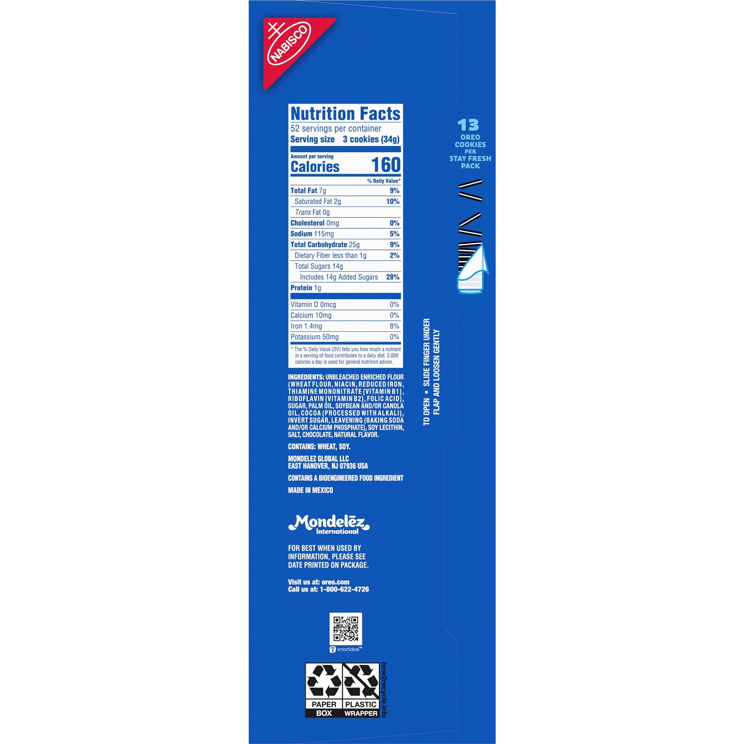 Oreo Original Supercarton-62.76 oz.-6/Case MPN# 07457 – Round Eye