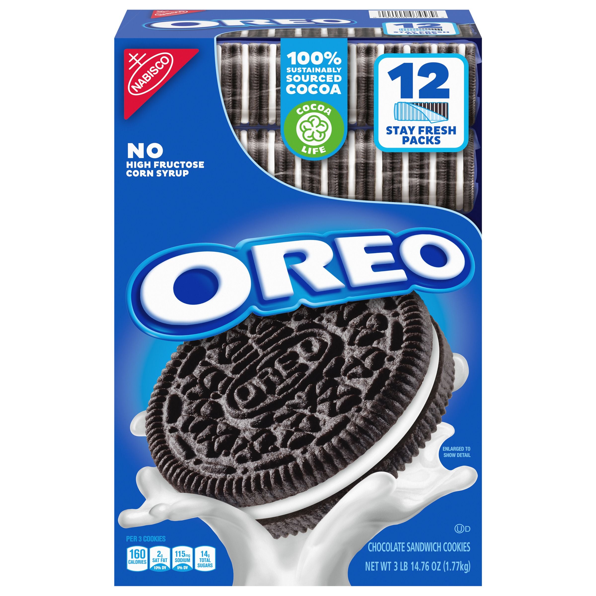 Oreo Original Supercarton-62.76 oz.-6/Case MPN# 07457 – Round Eye